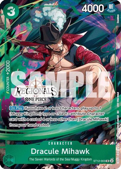 Dracule Mihawk (Regional Participation Pack 2026 Vol.1) card art