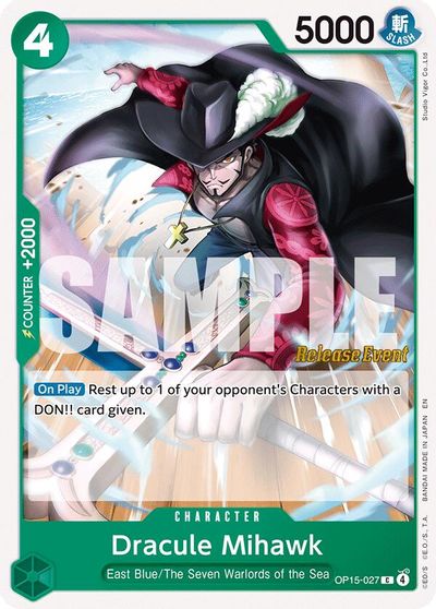 Dracule Mihawk card art