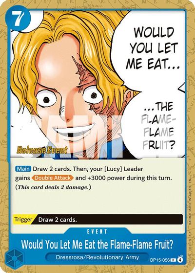 Would You Let Me Eat the Flame-Flame Fruit? card art