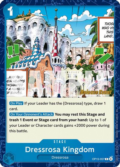 Dressrosa Kingdom card art