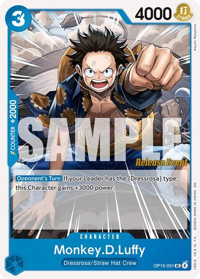 Monkey.D.Luffy (OP15-051) card art
