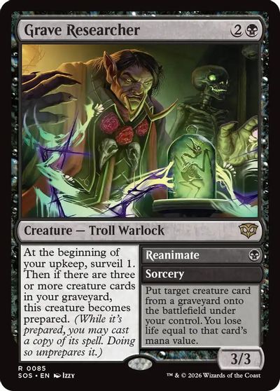 Grave Researcher card art