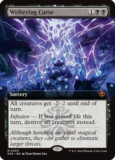 Withering Curse (Extended Art) card art