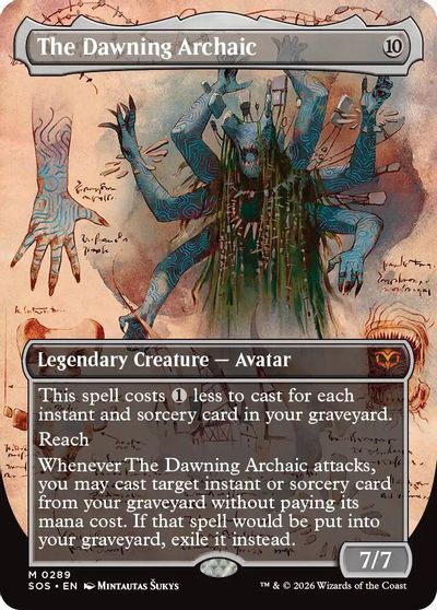 The Dawning Archaic (Borderless) card art