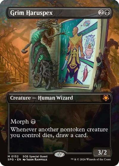 Grim Haruspex (Borderless) card art