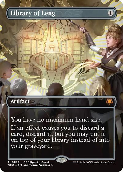 Library of Leng (Borderless) card art