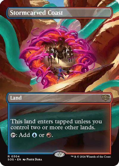 Stormcarved Coast (Borderless) card art