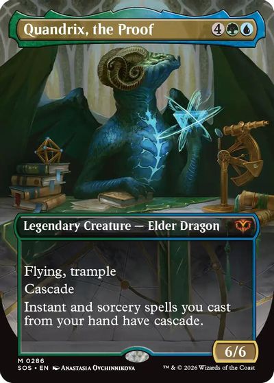 Quandrix, the Proof (Borderless) card art