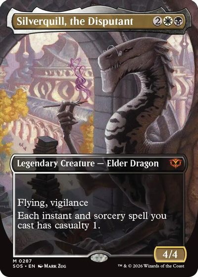 Silverquill, the Disputant (Borderless) card art
