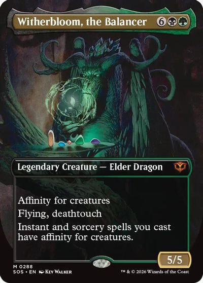 Witherbloom, the Balancer (Borderless) card art