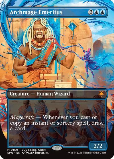 Archmage Emeritus (Borderless) card art