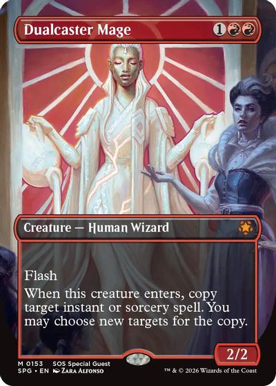 Dualcaster Mage (Borderless) card art