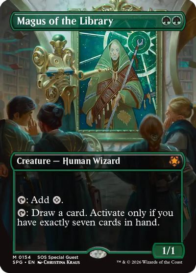 Magus of the Library (Borderless) card art