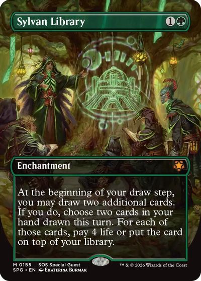 Sylvan Library (Borderless) card art
