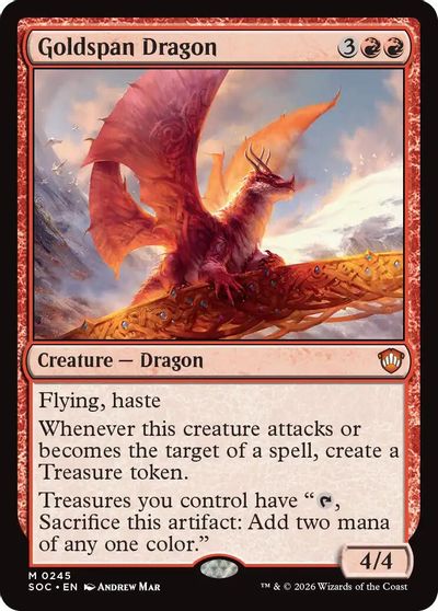 Goldspan Dragon card art