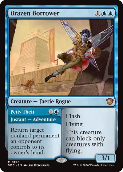 Brazen Borrower card art