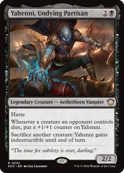 Yahenni, Undying Partisan card art