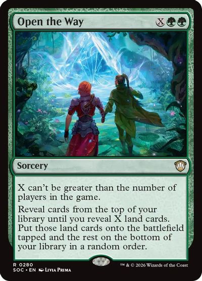 Open the Way card art