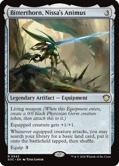 Bitterthorn, Nissa's Animus card art