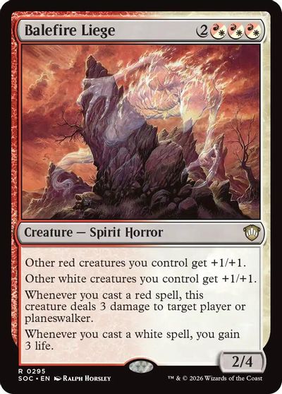 Balefire Liege card art