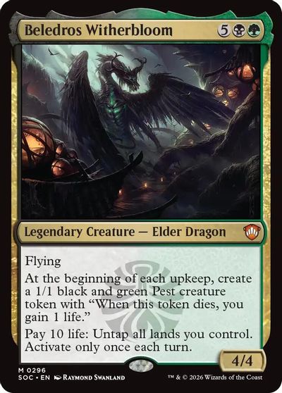 Beledros Witherbloom card art