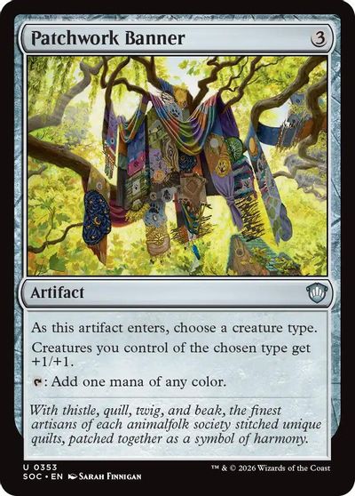 Patchwork Banner card art