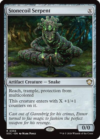 Stonecoil Serpent card art