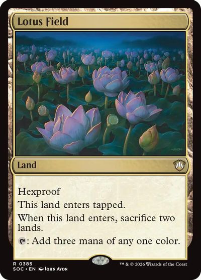 Lotus Field card art