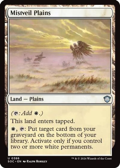 Mistveil Plains card art