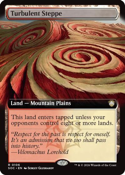Turbulent Steppe (Extended Art) card art