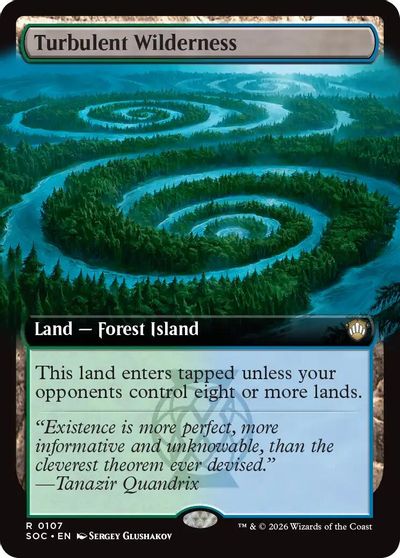 Turbulent Wilderness (Extended Art) card art