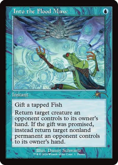 Into the Flood Maw (Retro Frame) card art