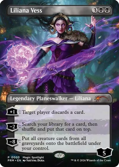 Liliana Vess (Borderless) card art