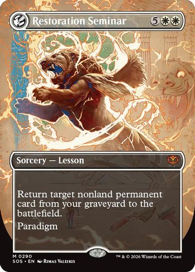 Restoration Seminar (Borderless) card art