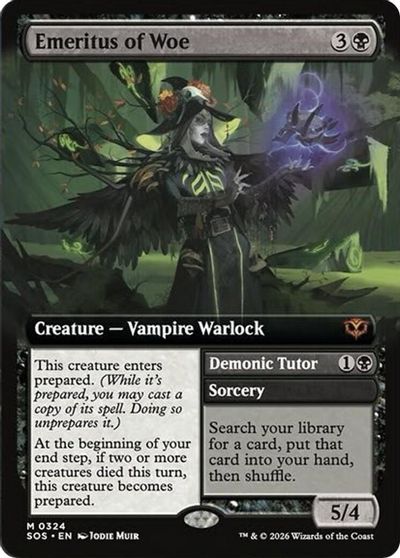 Emeritus of Woe (Extended Art) card art