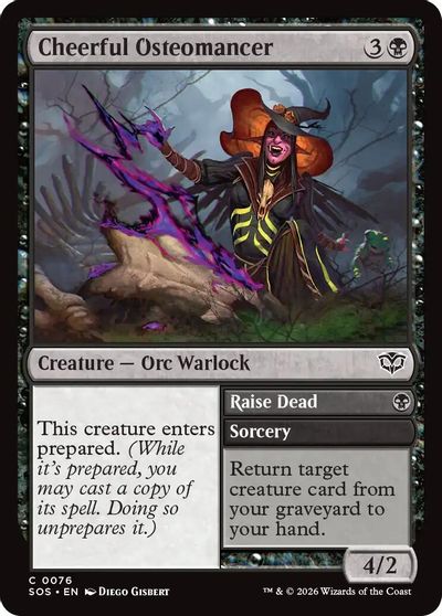 Cheerful Osteomancer card art