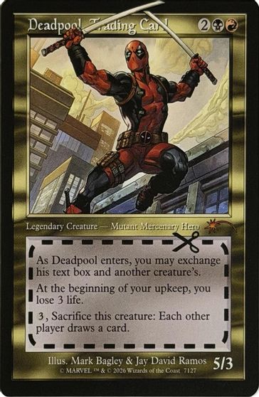 Deadpool, Trading Card (7127) card art