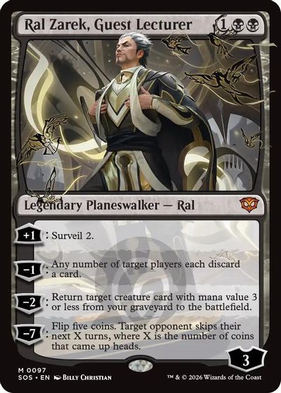 Ral Zarek, Guest Lecturer card art