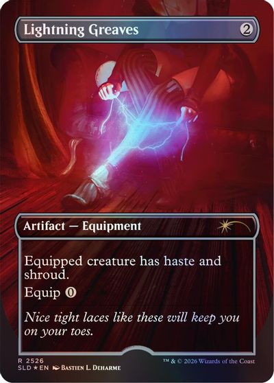 Lightning Greaves (2526) card art