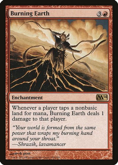 Burning Earth card art