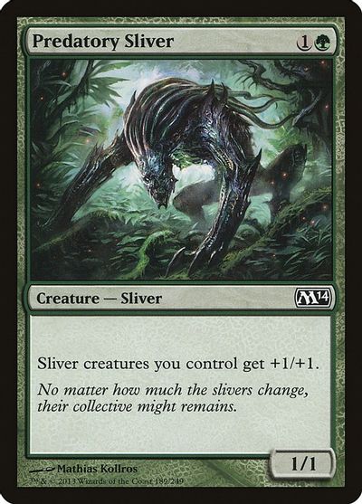 Predatory Sliver card art