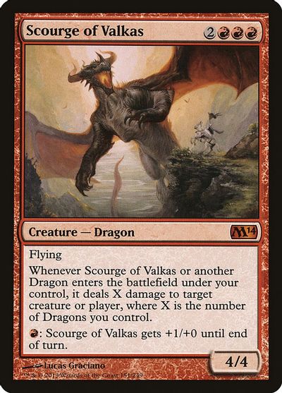 Scourge of Valkas card art