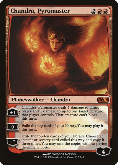 Chandra, Pyromaster card art