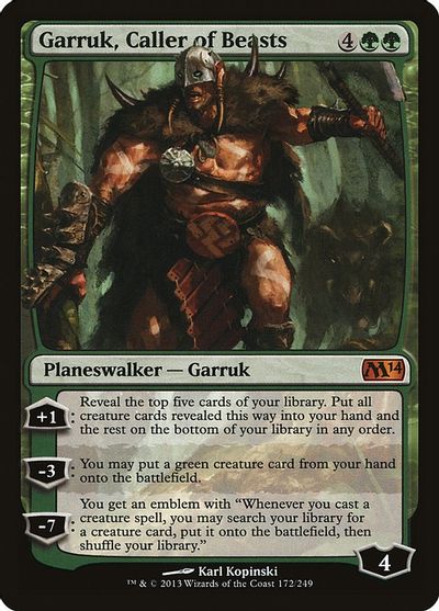 Garruk, Caller of Beasts card art