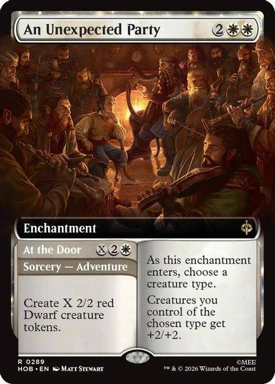 An Unexpected Party (Extended Art) card art