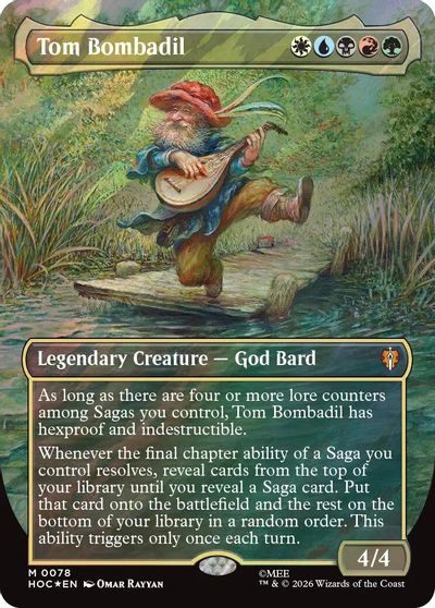Tom Bombadil (Borderless) (Surge Foil) card art
