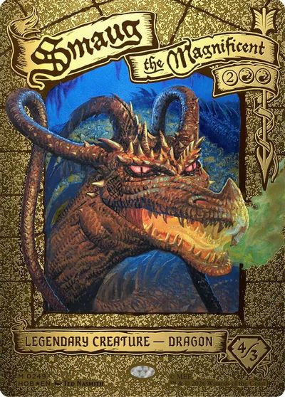 Smaug the Magnificent (Borderless) card art