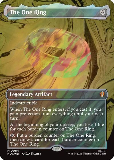 The One Ring (Borderless) (Surge Foil) card art