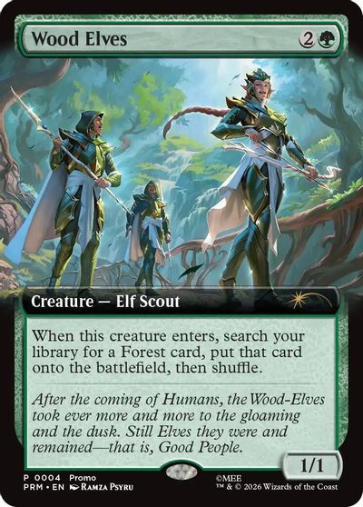 Wood Elves (Extended Art) card art