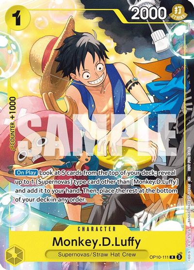 Monkey.D.Luffy (Welcome Pack 2026 Vol.1) card art